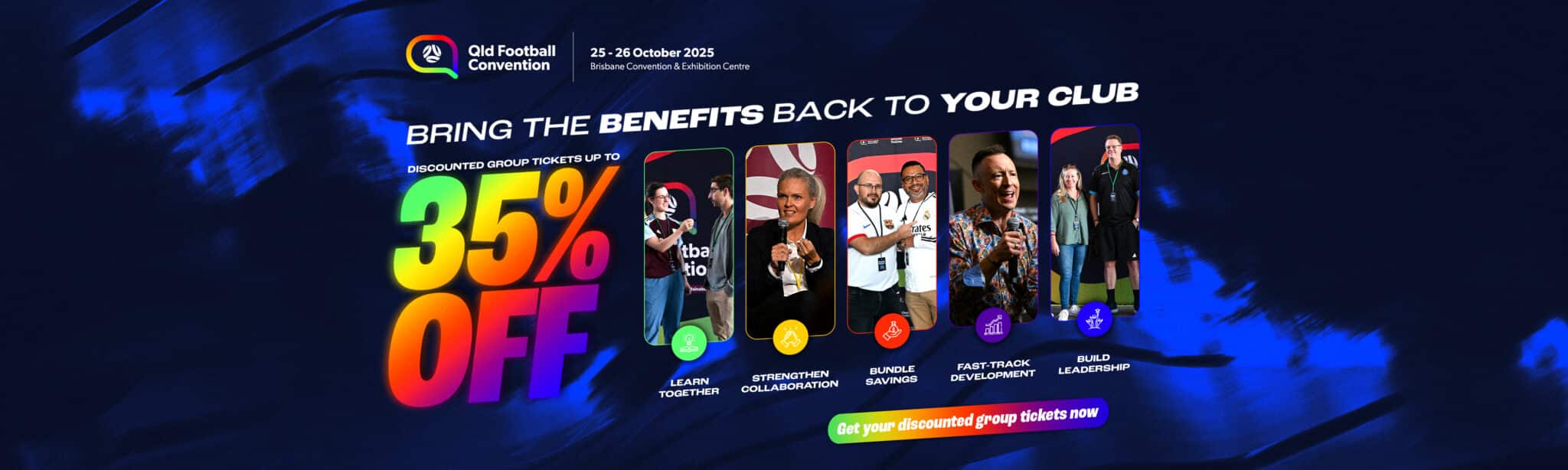 2502 - Events - Queensland Football Convention - Group Ticket Discount - Web